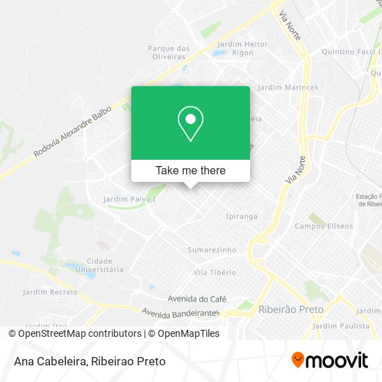 Ana Cabeleira map