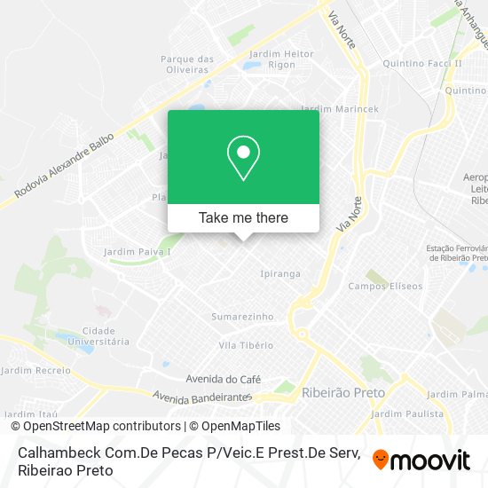 Mapa Calhambeck Com.De Pecas P / Veic.E Prest.De Serv