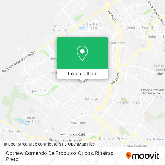 Mapa Optnew Comercio De Produtos Oticos