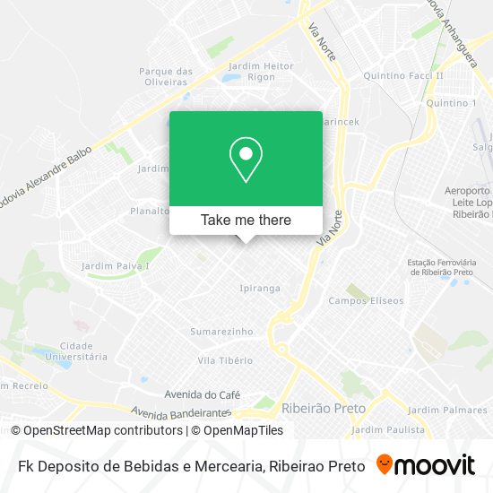 Mapa Fk Deposito de Bebidas e Mercearia