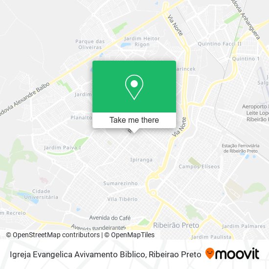 Mapa Igreja Evangelica Avivamento Biblico