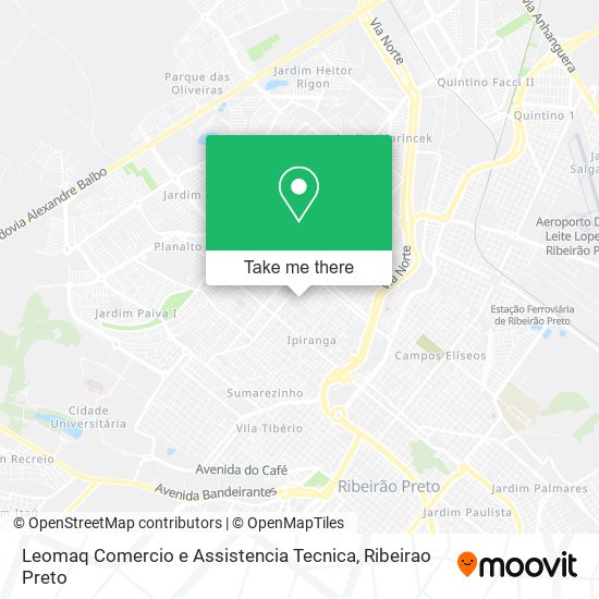 Mapa Leomaq Comercio e Assistencia Tecnica