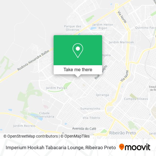 Mapa Imperium Hookah Tabacaria Lounge