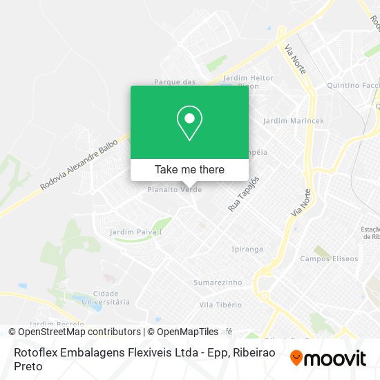 Rotoflex Embalagens Flexiveis Ltda - Epp map