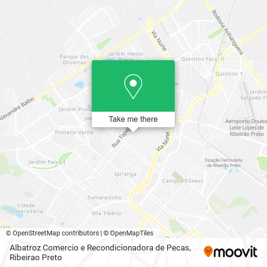 Albatroz Comercio e Recondicionadora de Pecas map
