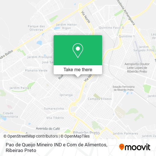 Pao de Queijo Mineiro IND e Com de Alimentos map