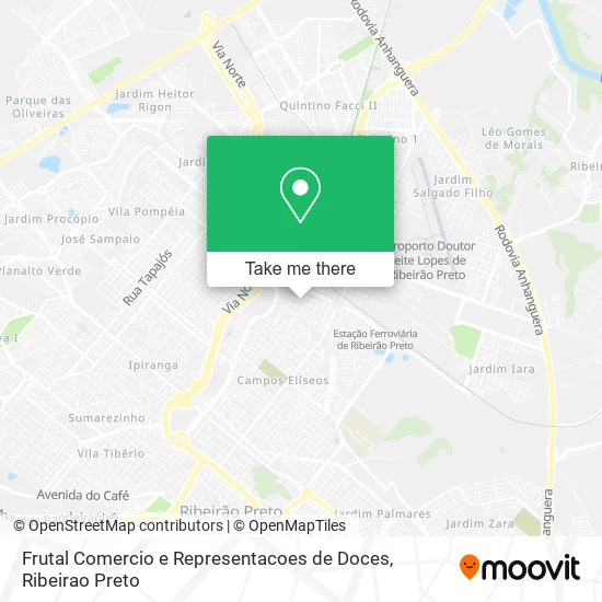 Frutal Comercio e Representacoes de Doces map