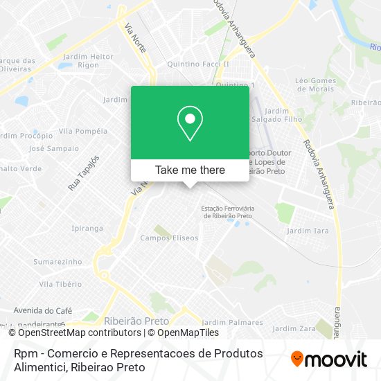 Rpm - Comercio e Representacoes de Produtos Alimentici map