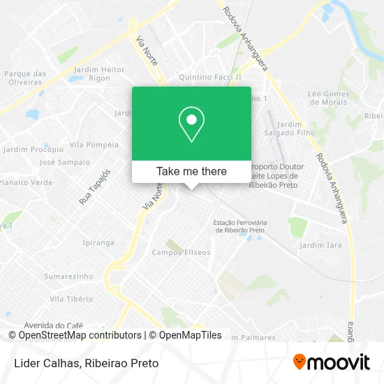 Lider Calhas map