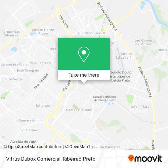 Vitrus Dubox Comercial map