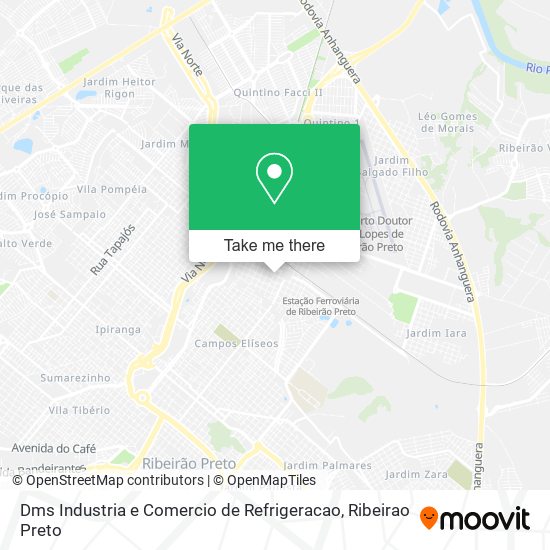 Dms Industria e Comercio de Refrigeracao map