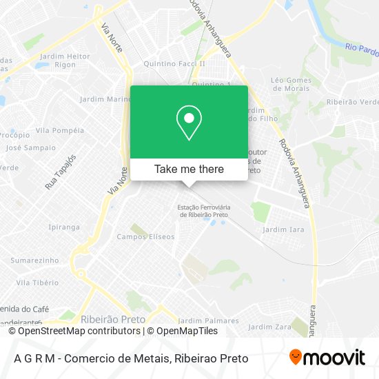 Mapa A G R M - Comercio de Metais