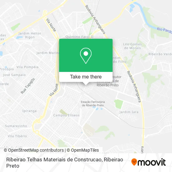 Ribeirao Telhas Materiais de Construcao map