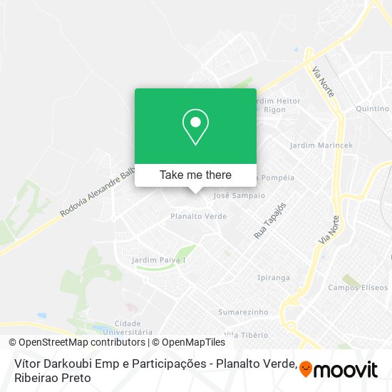 Vítor Darkoubi Emp e Participações - Planalto Verde map