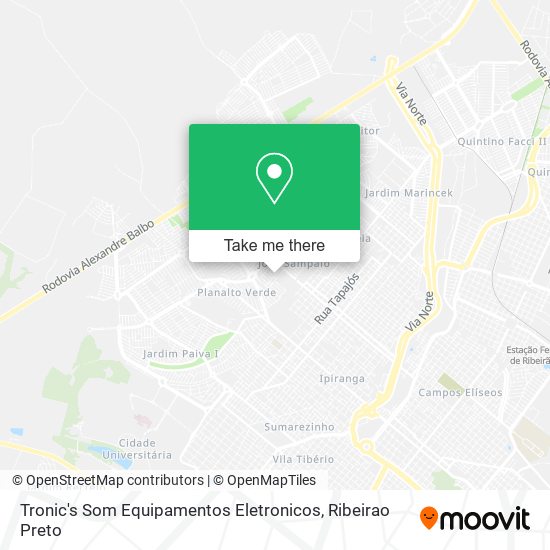 Tronic's Som Equipamentos Eletronicos map