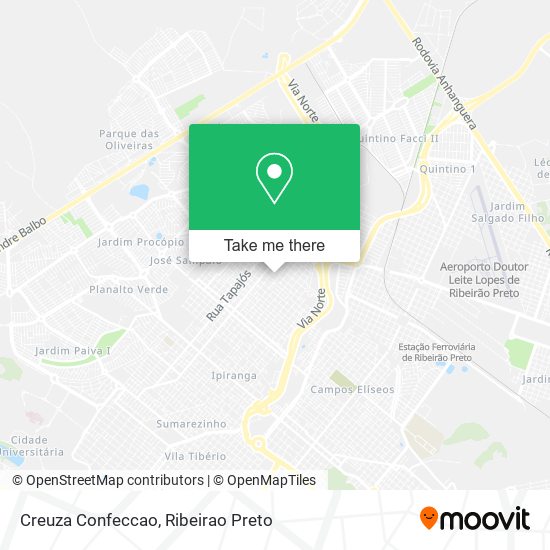 Creuza Confeccao map