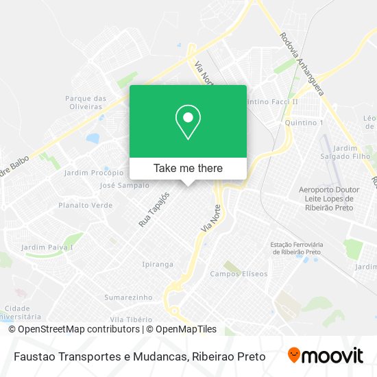 Faustao Transportes e Mudancas map