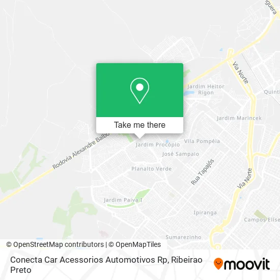 Conecta Car Acessorios Automotivos Rp map
