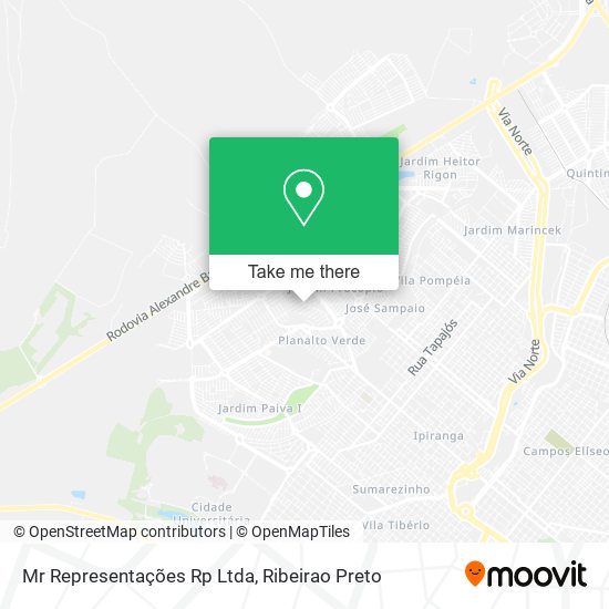 Mapa Mr Representações Rp Ltda