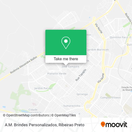 Mapa A.M. Brindes Personalizados