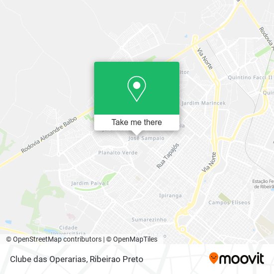 Clube das Operarias map