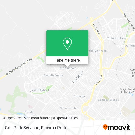 Golf Park Servicos map