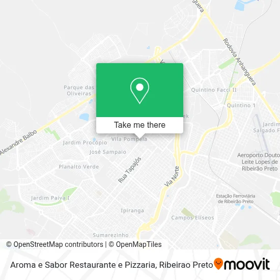 Aroma e Sabor Restaurante e Pizzaria map