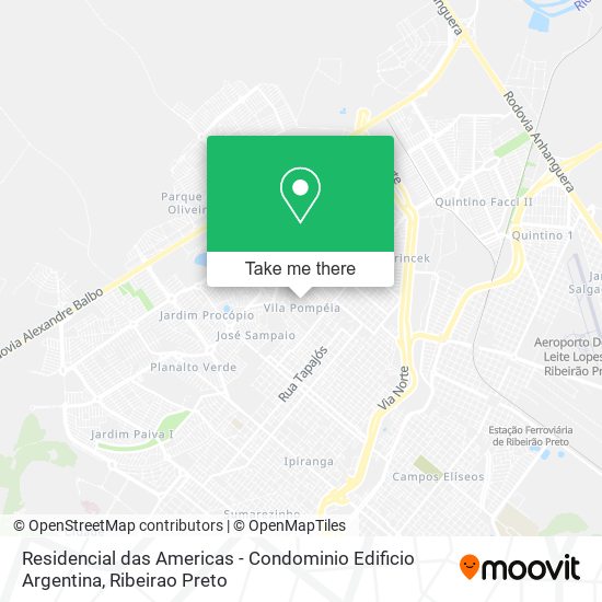 Residencial das Americas - Condominio Edificio Argentina map