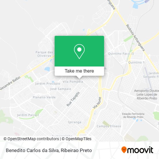 Mapa Benedito Carlos da Silva