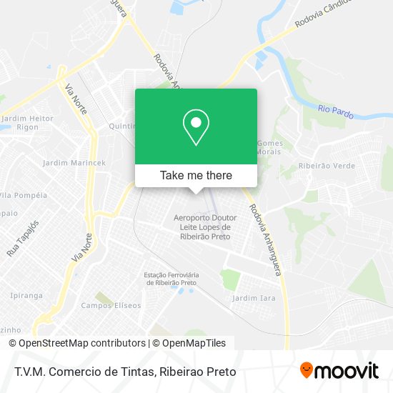 T.V.M. Comercio de Tintas map