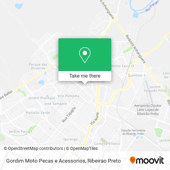 Gordim Moto Pecas e Acessorios map