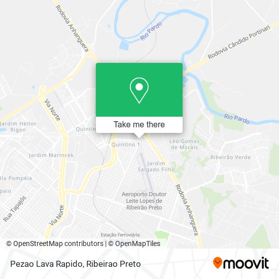 Pezao Lava Rapido map