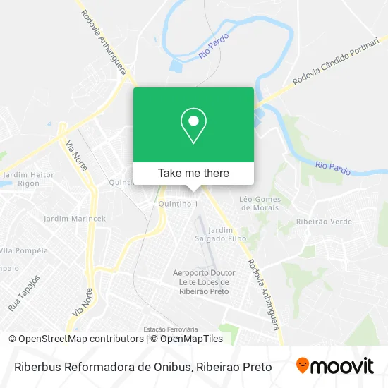 Riberbus Reformadora de Onibus map