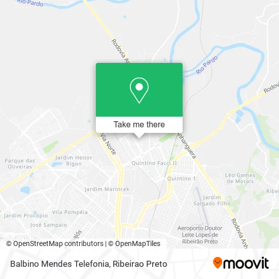 Balbino Mendes Telefonia map
