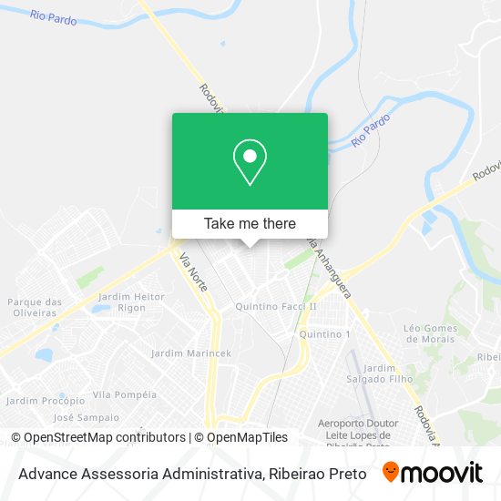 Mapa Advance Assessoria Administrativa