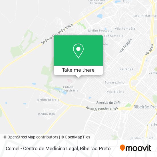 Cemel - Centro de Medicina Legal map