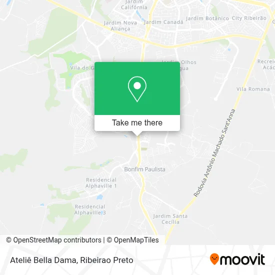 Ateliê Bella Dama map
