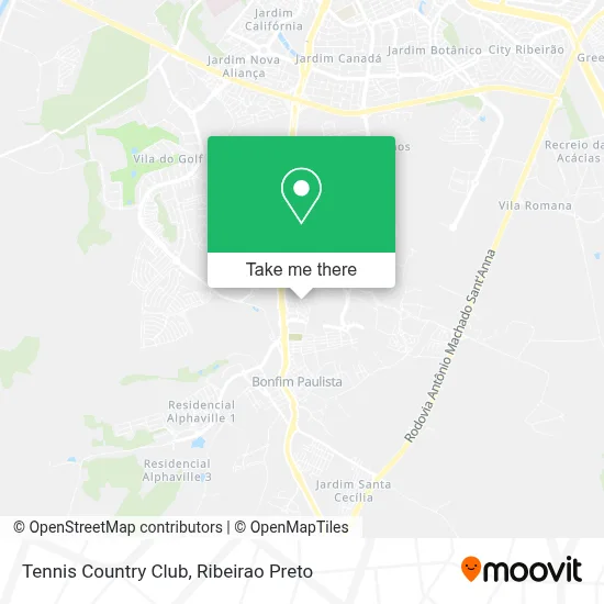 Tennis Country Club map