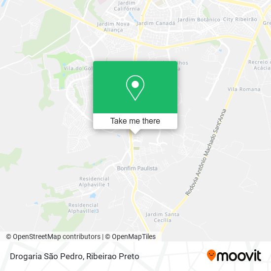 Mapa Drogaria São Pedro