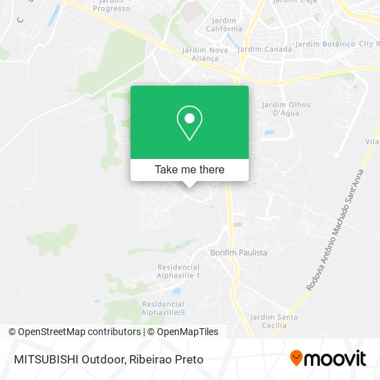 MITSUBISHI Outdoor map