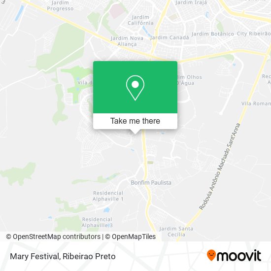 Mary Festival map