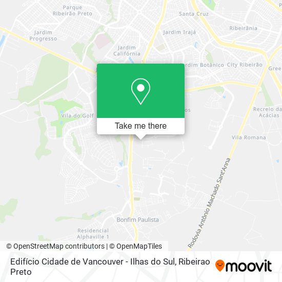 Edifício Cidade de Vancouver - Ilhas do Sul map