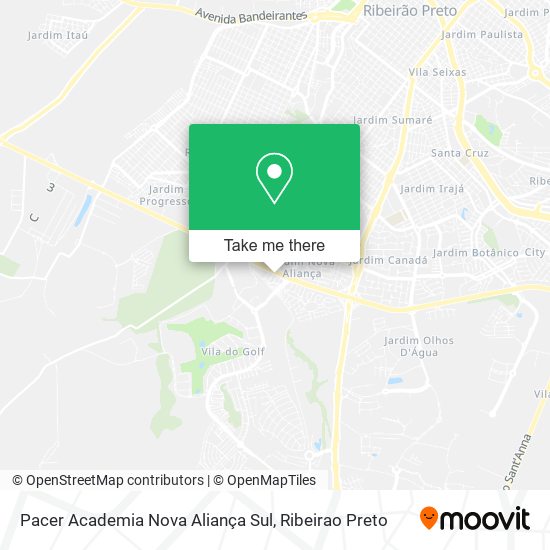 Pacer Academia Nova Aliança Sul map