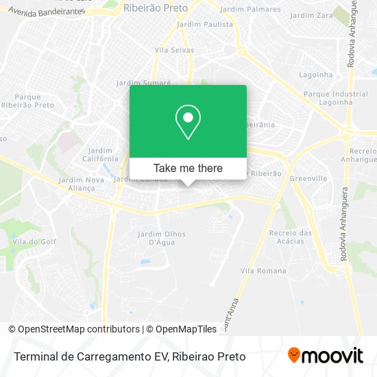 Terminal de Carregamento EV map