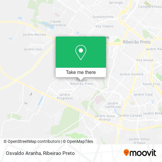 Osvaldo Aranha map