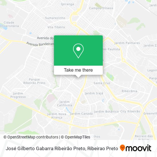 José Gilberto Gabarra Ribeirão Preto map