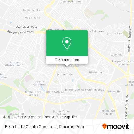 Bello Latte Gelato Comercial map