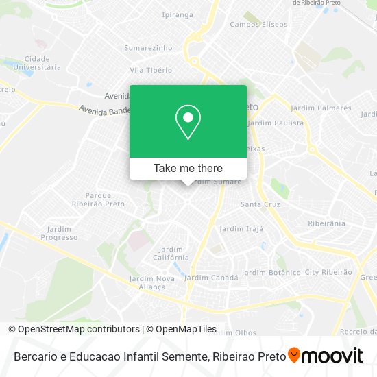 Mapa Bercario e Educacao Infantil Semente