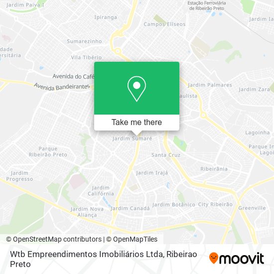 Mapa Wtb Empreendimentos Imobiliários Ltda