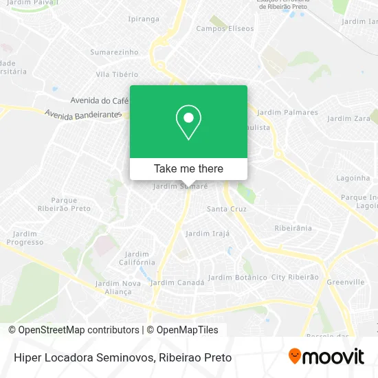 Hiper Locadora Seminovos map